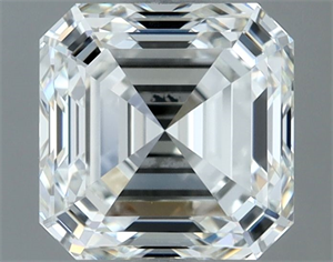 Foto Diamante Natural 1.50 quilates, Asscher , Color G, claridad IF y certificado IGI de