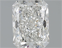 Natural Diamond 1.50 Carats, Radiant with  Cut, H Color, SI1 Clarity and Certified by GIA