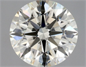 Natural Diamond 0.91 Carats, Round with Excellent Cut, K Color, VVS1 Clarity and Certified by GIA