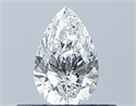 Natural Diamond 0.30 Carats, Pear with  Cut, E Color, VVS1 Clarity and Certified by GIA