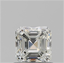 Diamante Natural 0.90 quilates, Asscher , Color I, claridad VVS1 y certificado GIA