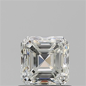 Foto Diamante Natural 0.90 quilates, Asscher , Color I, claridad VVS1 y certificado GIA de