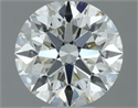 Diamante Natural 0.51 quilates, Redondo , Color J, claridad VVS2 y certificado IGI