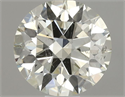 Natural Diamond 0.60 Carats, Round with Excellent Cut, M Color, SI2 Clarity and Certified by GIA