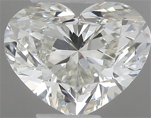 Picture of Natural Diamond 0.46 Carats, Heart with  Cut, H Color, VS1 Clarity and Certified by IGI
