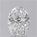 Natural Diamond 2.01 Carats, Oval with  Cut, D Color, VS1 Clarity and Certified by GIA