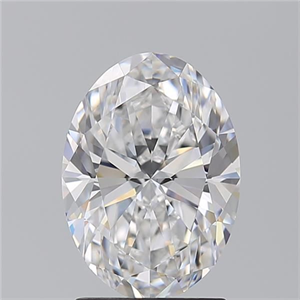 Picture of Natural Diamond 2.01 Carats, Oval with  Cut, D Color, VS1 Clarity and Certified by GIA