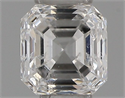 Natural Diamond 0.30 Carats, Asscher with  Cut, E Color, SI2 Clarity and Certified by IGI