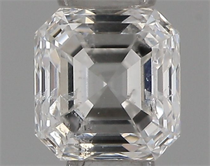 Picture of Natural Diamond 0.30 Carats, Asscher with  Cut, E Color, SI2 Clarity and Certified by IGI