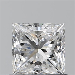 Foto Diamante Natural 0.80 quilates, Princesa , Color F, claridad VVS2 y certificado GIA de
