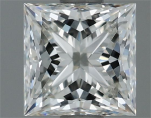 Picture of Natural Diamond 0.70 Carats, Princess with  Cut, H Color, VVS1 Clarity and Certified by IGI