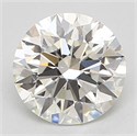 Natural Diamond 0.60 Carats, Round with Excellent Cut, J Color, VS1 Clarity and Certified by GIA
