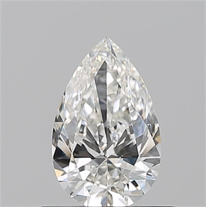 Picture of Natural Diamond 0.50 Carats, Pear with  Cut, G Color, VS1 Clarity and Certified by GIA