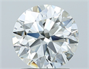 Diamante Natural 1.56 quilates, Redondo , Color I, claridad VVS1 y certificado GIA