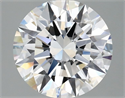 Lab Grown Diamond 2.53 Carats, Round with Ideal Cut, D Color, VVS2 Clarity and Certified by IGI
