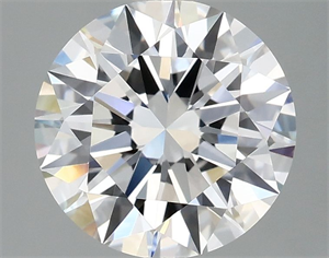 Picture of Lab Grown Diamond 2.53 Carats, Round with Ideal Cut, D Color, VVS2 Clarity and Certified by IGI