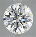 Lab Grown Diamond 4.92 Carats, Round with Ideal Cut, D Color, VVS2 Clarity and Certified by IGI