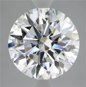 Picture of Lab Grown Diamond 4.92 Carats, Round with Ideal Cut, D Color, VVS2 Clarity and Certified by IGI