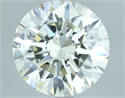 Natural Diamond 4.01 Carats, Round with Excellent Cut, J Color, SI1 Clarity and Certified by IGI