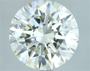 Picture of Natural Diamond 4.01 Carats, Round with Excellent Cut, J Color, SI1 Clarity and Certified by IGI