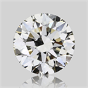 Natural Diamond 0.90 Carats, Round with Excellent Cut, H Color, VVS1 Clarity and Certified by IGI