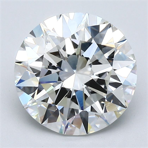 Picture of Natural Diamond 3.51 Carats, Round with Excellent Cut, H Color, VS1 Clarity and Certified by GIA