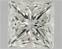 Natural Diamond 1.30 Carats, Princess with  Cut, K Color, VVS1 Clarity and Certified by GIA
