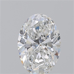 Picture of Natural Diamond 1.01 Carats, Oval with  Cut, G Color, SI2 Clarity and Certified by GIA