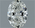 Natural Diamond 1.00 Carats, Oval with  Cut, G Color, SI2 Clarity and Certified by IGI