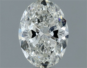 Picture of Natural Diamond 1.00 Carats, Oval with  Cut, G Color, SI2 Clarity and Certified by IGI