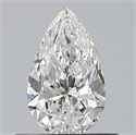 Natural Diamond 0.52 Carats, Pear with  Cut, E Color, VS1 Clarity and Certified by GIA