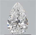 Natural Diamond 0.52 Carats, Pear with  Cut, E Color, VS1 Clarity and Certified by GIA