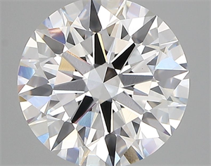 Picture of Lab Grown Diamond 2.84 Carats, Round with Excellent Cut, D Color, VS1 Clarity and Certified by GIA