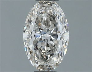Picture of Natural Diamond 0.50 Carats, Oval with  Cut, H Color, VVS1 Clarity and Certified by IGI