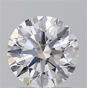 Picture of Natural Diamond 1.51 Carats, Round with Excellent Cut, D Color, VS2 Clarity and Certified by GIA