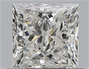 Natural Diamond 0.71 Carats, Princess with  Cut, G Color, VVS1 Clarity and Certified by GIA