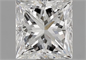 Natural Diamond 1.04 Carats, Princess with  Cut, G Color, VVS2 Clarity and Certified by GIA