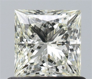Picture of Natural Diamond 0.71 Carats, Princess with  Cut, I Color, VVS2 Clarity and Certified by IGI