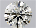 Diamante Natural 0.86 quilates, Redondo , Color J, claridad IF y certificado IGI