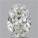 Natural Diamond 2.51 Carats, Oval with  Cut, H Color, VS2 Clarity and Certified by GIA
