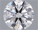 Lab Grown Diamond 1.00 Carats, Round with Ideal Cut, D Color, VVS2 Clarity and Certified by IGI