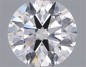 Picture of Lab Grown Diamond 1.00 Carats, Round with Ideal Cut, D Color, VVS2 Clarity and Certified by IGI