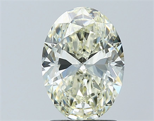 Foto Diamante Natural 1.70 quilates, Ovalado , Color M, claridad VS2 y certificado GIA de