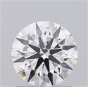 Lab Grown Diamond 1.00 Carats, Round with Ideal Cut, D Color, VVS1 Clarity and Certified by IGI