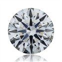 Natural Diamond 0.53 Carats, Round with Excellent Cut, I Color, SI2 Clarity and Certified by GIA