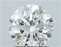 Diamante Natural 0.82 quilates, Redondo , Color H, claridad VVS1 y certificado GIA