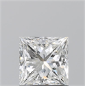 Natural Diamond 1.01 Carats, Princess with  Cut, G Color, VS1 Clarity and Certified by GIA
