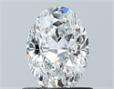 Natural Diamond 0.80 Carats, Oval with  Cut, E Color, VS2 Clarity and Certified by GIA