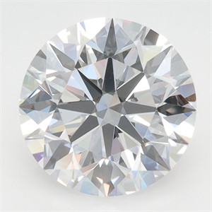 Picture of Lab Grown Diamond 3.01 Carats, Round with Excellent Cut, D Color, VS2 Clarity and Certified by GIA
