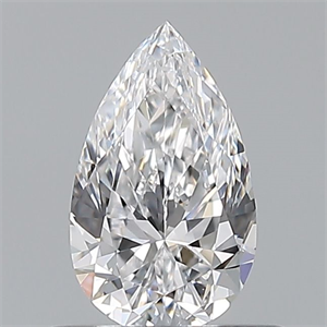 Picture of Natural Diamond 0.50 Carats, Pear with  Cut, D Color, VS1 Clarity and Certified by GIA